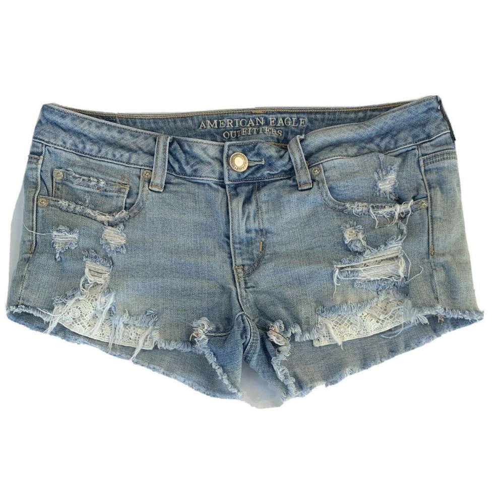 American Eagle Cut Off Shorts Shortie SZ 8